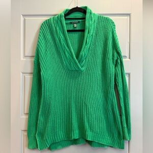 Ralph Lauren cable knit V-neck sweater